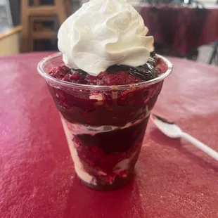 Truffle (chocolate, Raspberries, Fudge)