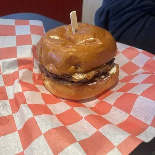 Fried Egg Single Smash Burger