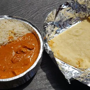 Butter Chicken with Naan