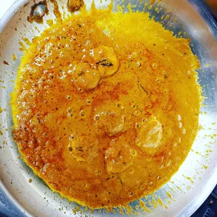 Shrimp curry with fresh made coconut milk!