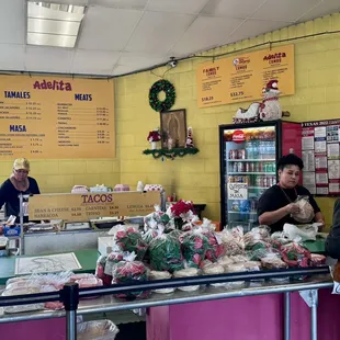burritos and wraps, interior