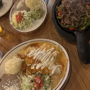 Enchiladas &amp; fajitas