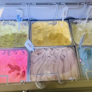 Ice cream flavors