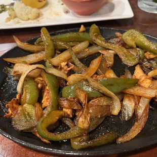 Chicken fajitas