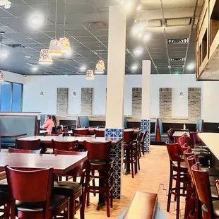 the interior of a restaurant