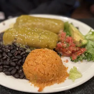 Tamales Plate. Vegan.
