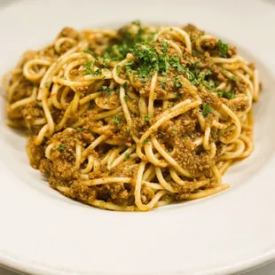 Spaghetti &amp; Homemade Beef Bolognese