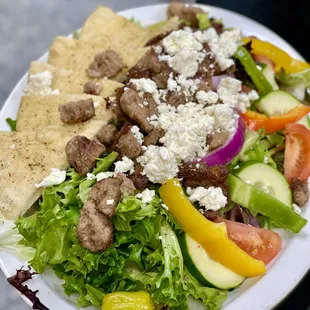 a plate of food