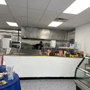 Counter where you place your order