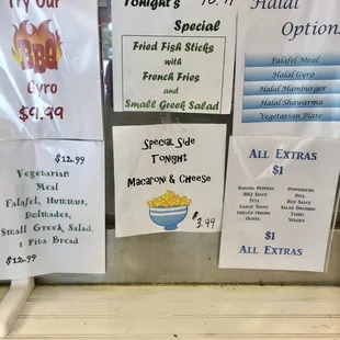 They have lots of specials