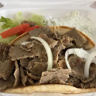 Regular Gyro Sandwich