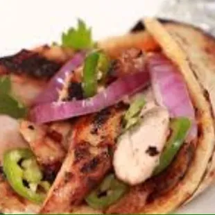 Chicken Kebab Wrap.