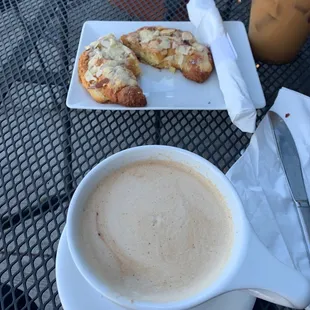 Mocha and almond croissant