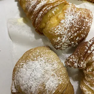 a variety of pastries