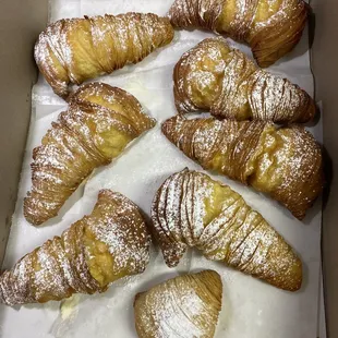 a box of croissants