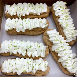 Key Lime Eclairs!
