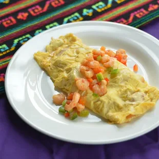 Shrimp Omelette