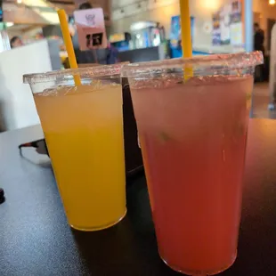 Mango lemonade &amp; Strawberry watermelon