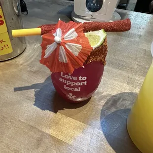 Dragon fruit lemonade yummmm