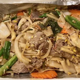 Pad Kee Mao with Beef