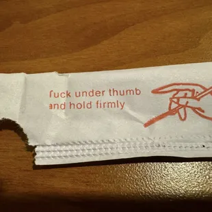 Chopstick instructions. Worked for me!