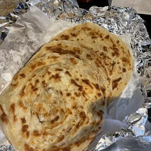 $9 for 3 pieces of Kerala Porotta that I got through Uber Eats