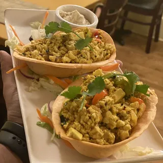 desi paneer bhurji tarts