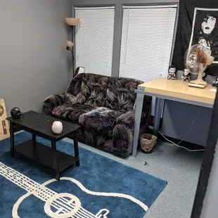 Reception area for parents!