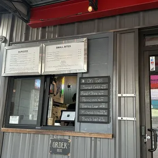 Menu and order station