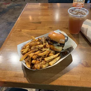 Bourbon burger