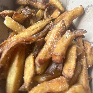 fries with extra salt! my favorite!