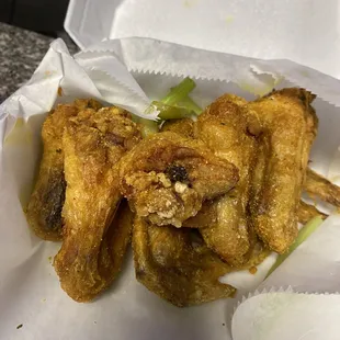 a closeup of the wings