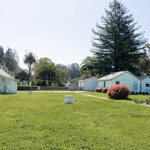 Part of the grounds of the mansion