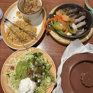 Beef fajitas