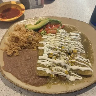 Enchiladas Verdes