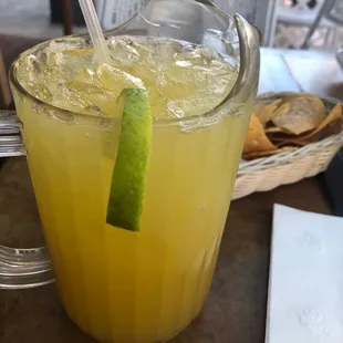 1/2 pitcher margarita.