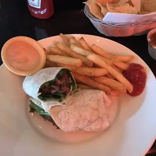 Vegan Spinach Wrap (on brunch menu)