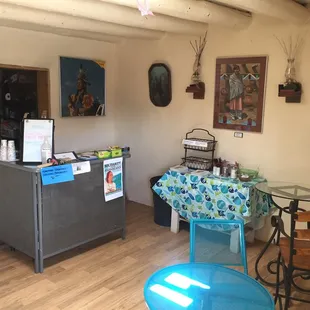 dining area with table and chairs