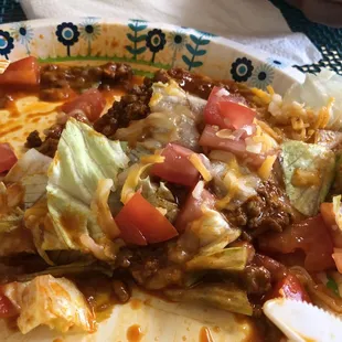 #3 Blue Corn Fry Bread Pueblo Taco