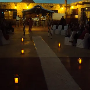ADOBE HACIENDA DANCE HALL- COURTYARD CEREMONY