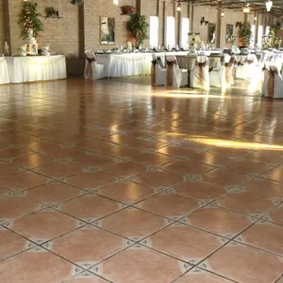 LARGE  DANCE FLOOR AT THE ADOBE HACIENDA DANCE HALL