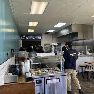 a man preparing food