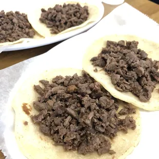 Steak and more steak tacos
