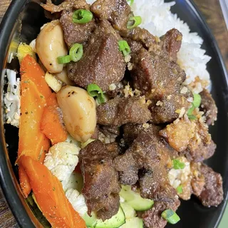 Pork Adobo Rice Bowl