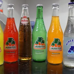 Jarritos Drinks offered in a variety of flavors.