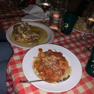 Shrimp with Marinara Sauce