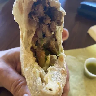 Carne Asada burrito