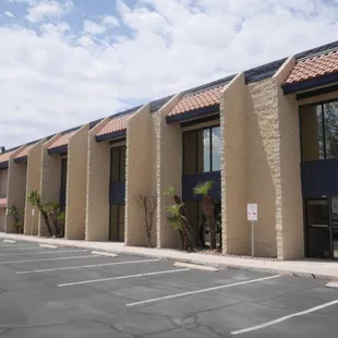 the outside of the building