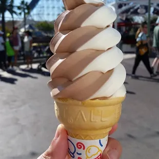 Regular swirl on a cone