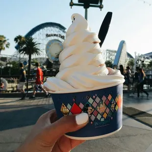 Always have to get their soft serve and root beer float